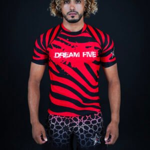 RASHGUARD STAR WAVE MEN RED