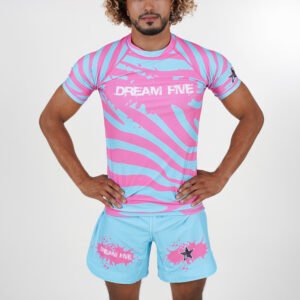 RASHGUARD STAR WAVE MEN PINK